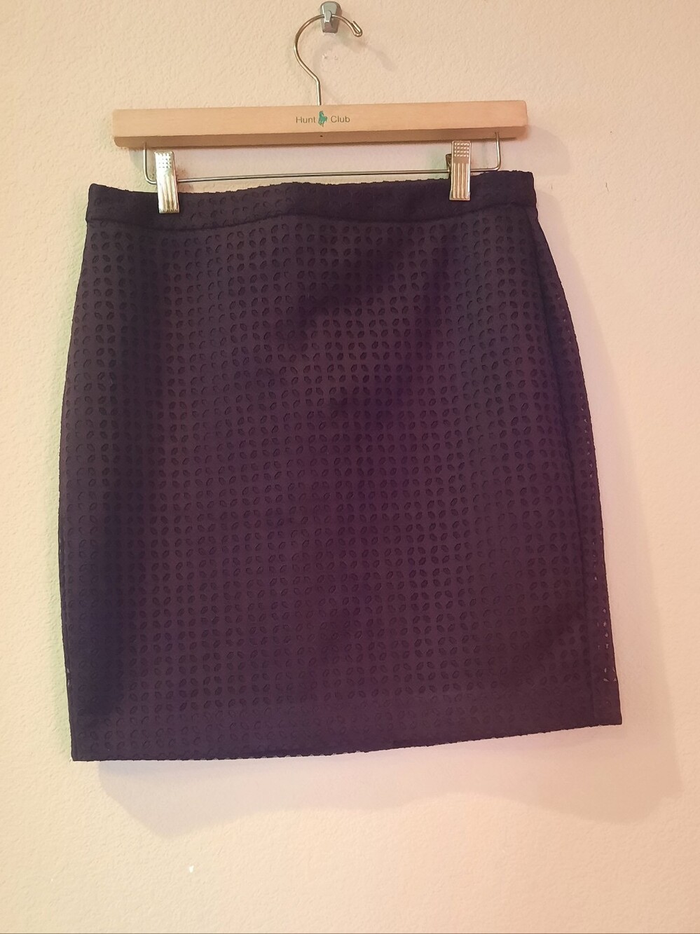 Banana Republic Burgundy Textured Mini Skirt